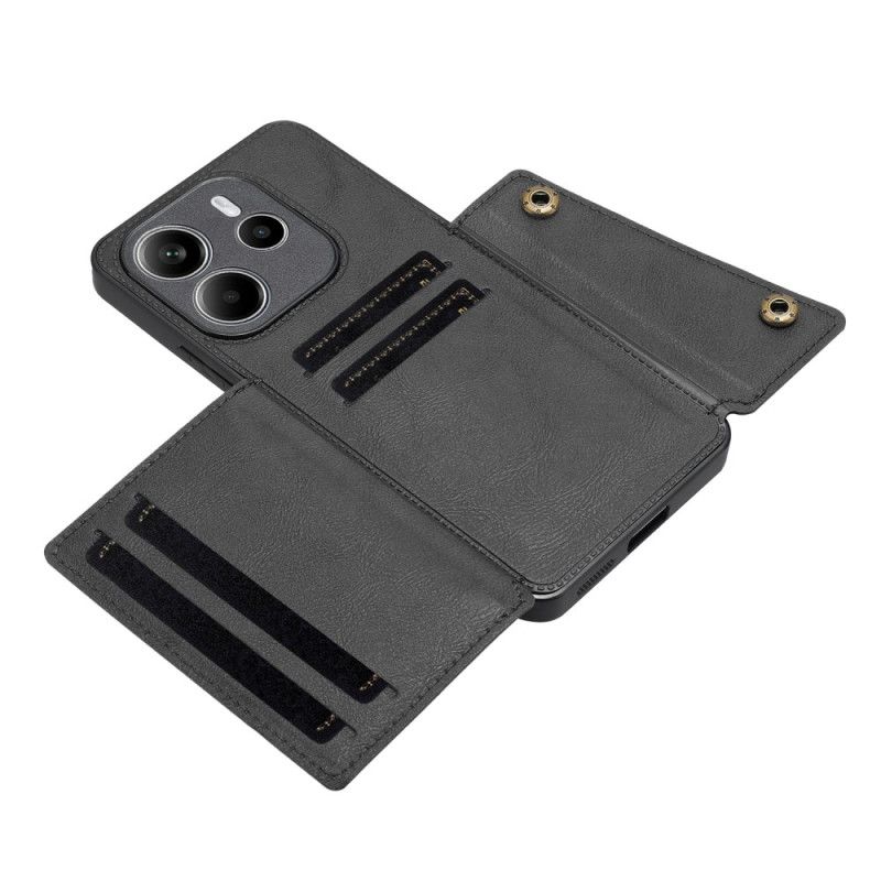 Cover Xiaomi Redmi Note 14 5g Kortholder Og Stativ