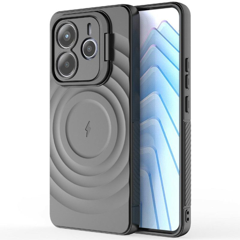 Cover Xiaomi Redmi Note 14 5g Magsafe Kompatibel Med Bølget Design