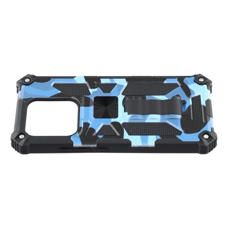 Cover Xiaomi Redmi Note 14 5g Robust Med Integreret Stativ Camouflage