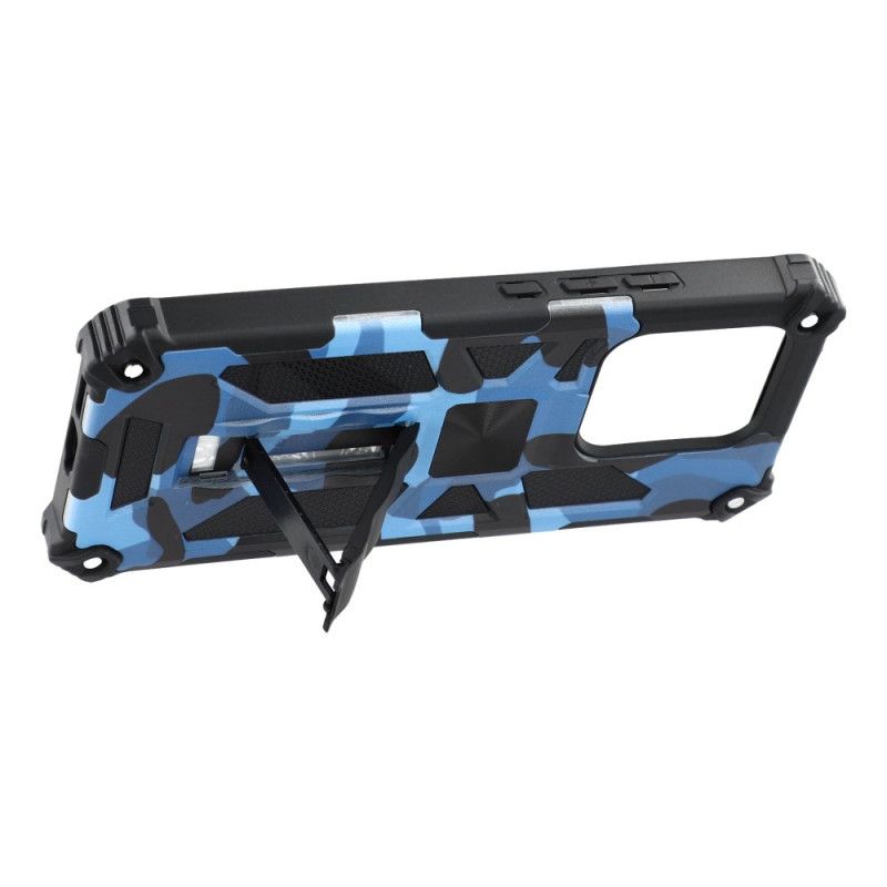 Cover Xiaomi Redmi Note 14 5g Robust Med Integreret Stativ Camouflage