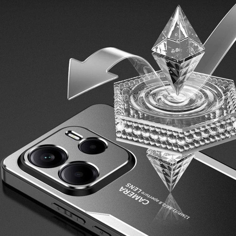 Cover Xiaomi Redmi Note 14 5g Telefon Etui Metallisk Effekt