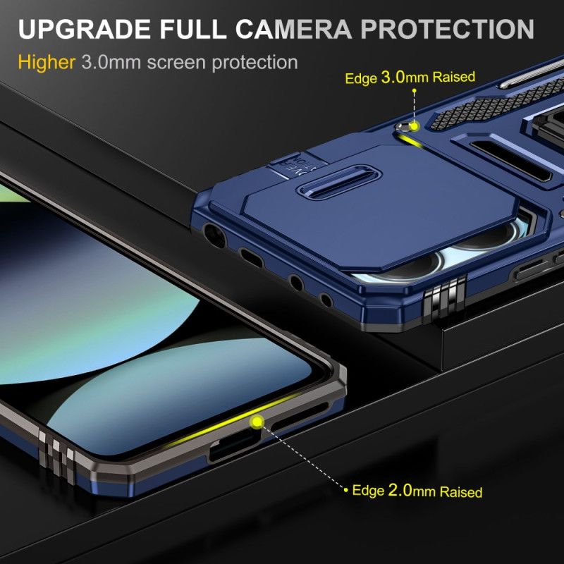 Cover Xiaomi Redmi Note 14 5g Ultra Holdbar Med Stativ Og Linsebeskytter