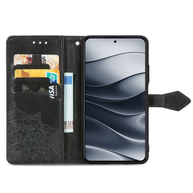 Flip Cover Xiaomi Redmi Note 14 5g Barok Mandala