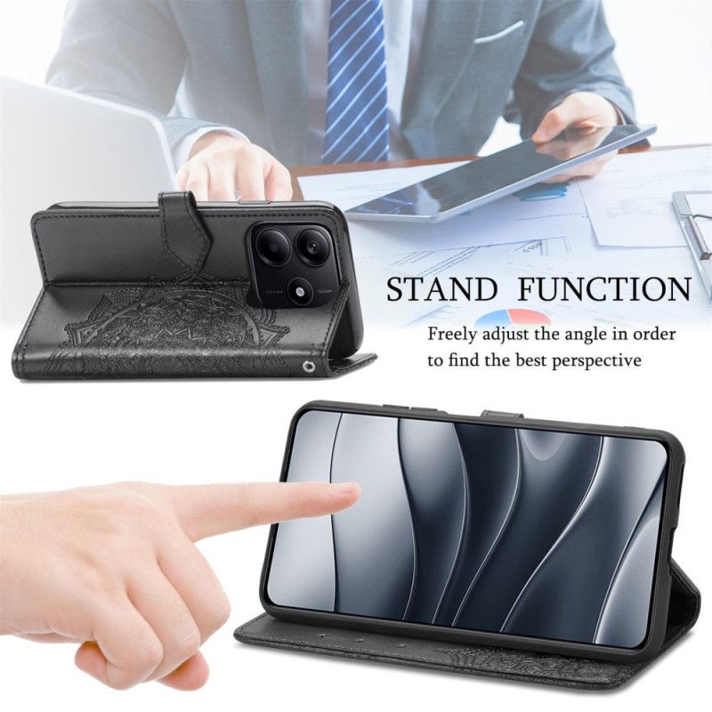 Flip Cover Xiaomi Redmi Note 14 5g Barok Mandala