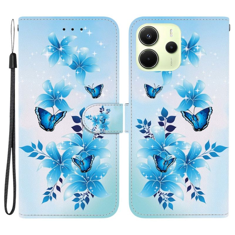 Flip Cover Xiaomi Redmi Note 14 5g Blåt Landskab