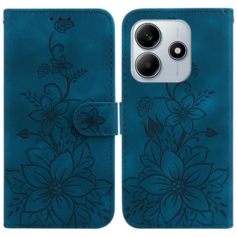 Flip Cover Xiaomi Redmi Note 14 5g Fleur-de-lis-mønster