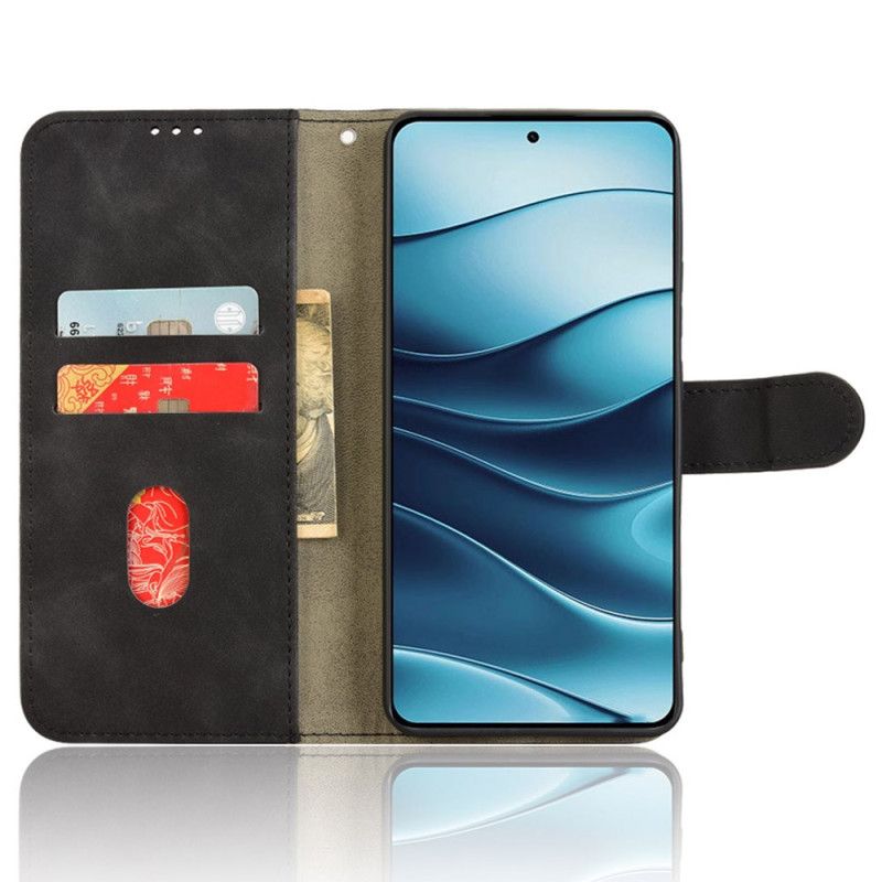 Flip Cover Xiaomi Redmi Note 14 5g Klassisk Ruskindseffekt