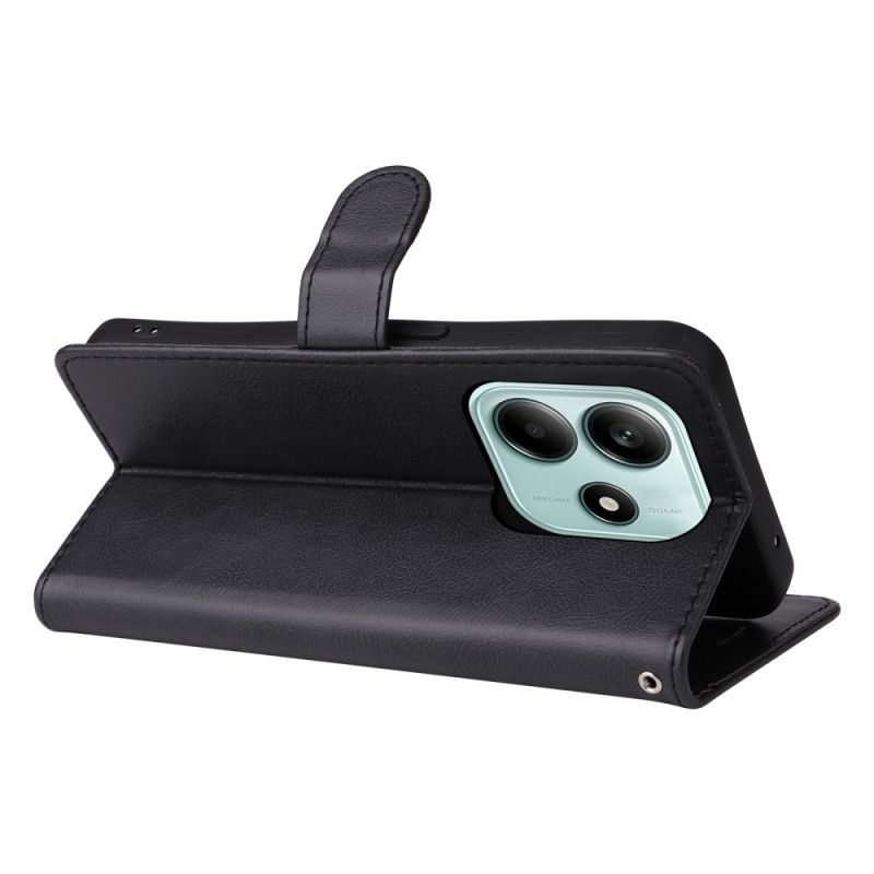 Flip Cover Xiaomi Redmi Note 14 5g Kunstlæder Med Rem