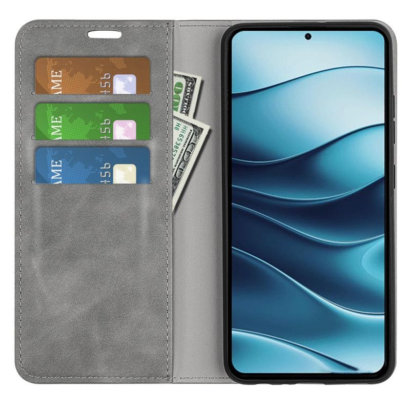 Flip Cover Xiaomi Redmi Note 14 5g Læderstil