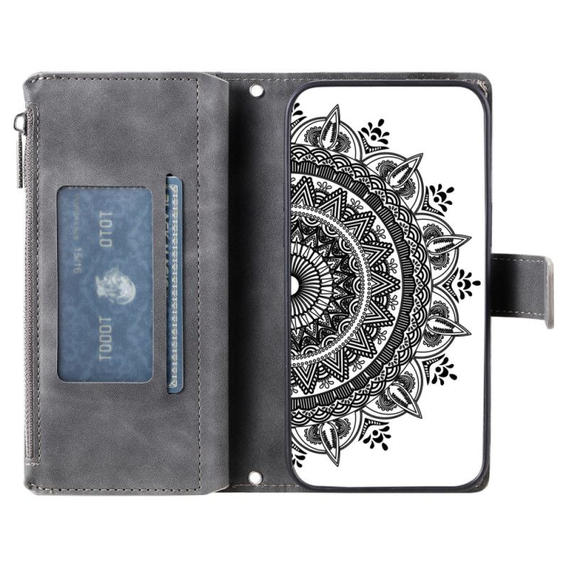 Flip Cover Xiaomi Redmi Note 14 5g Mandala Sol Ruskindseffekt