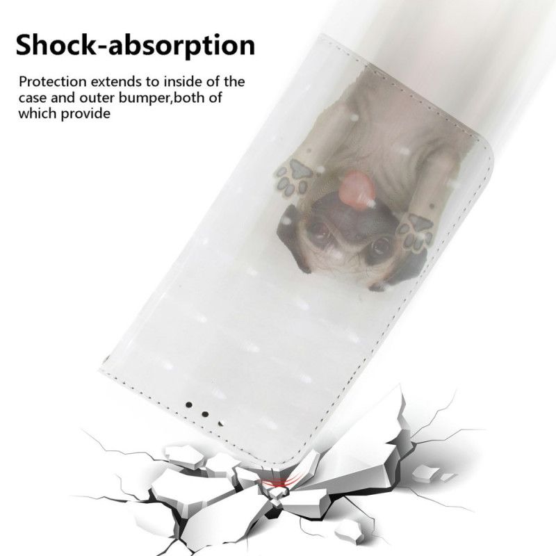 Flip Cover Xiaomi Redmi Note 14 5g Snor Med Mopsmønster