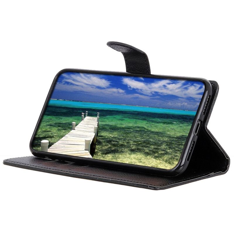 Flip Cover Xiaomi Redmi Note 14 5g Traditionelt Litchi-kunstlæder