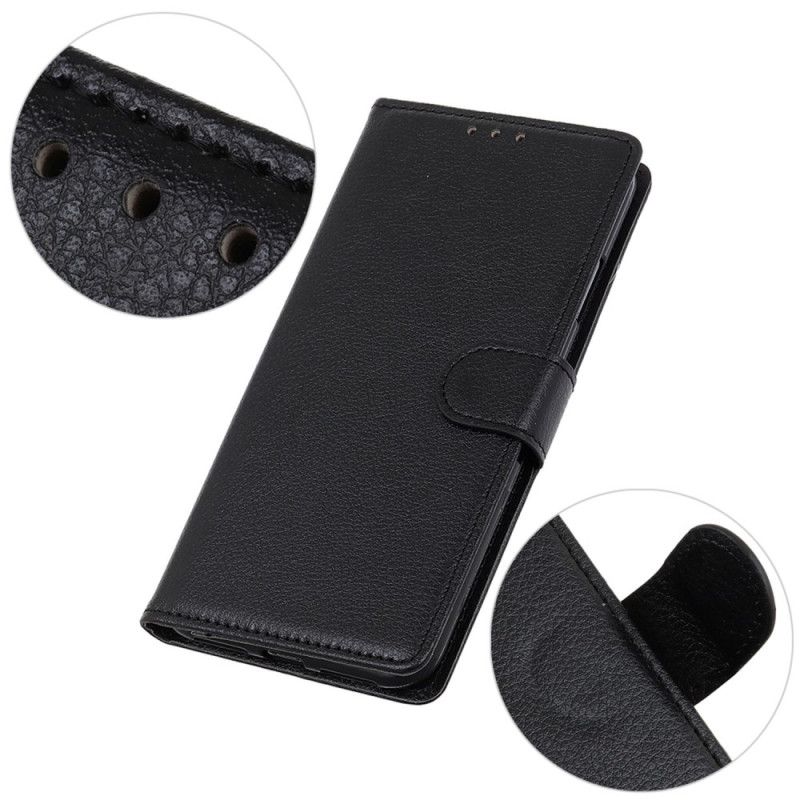 Flip Cover Xiaomi Redmi Note 14 5g Traditionelt Litchi-kunstlæder