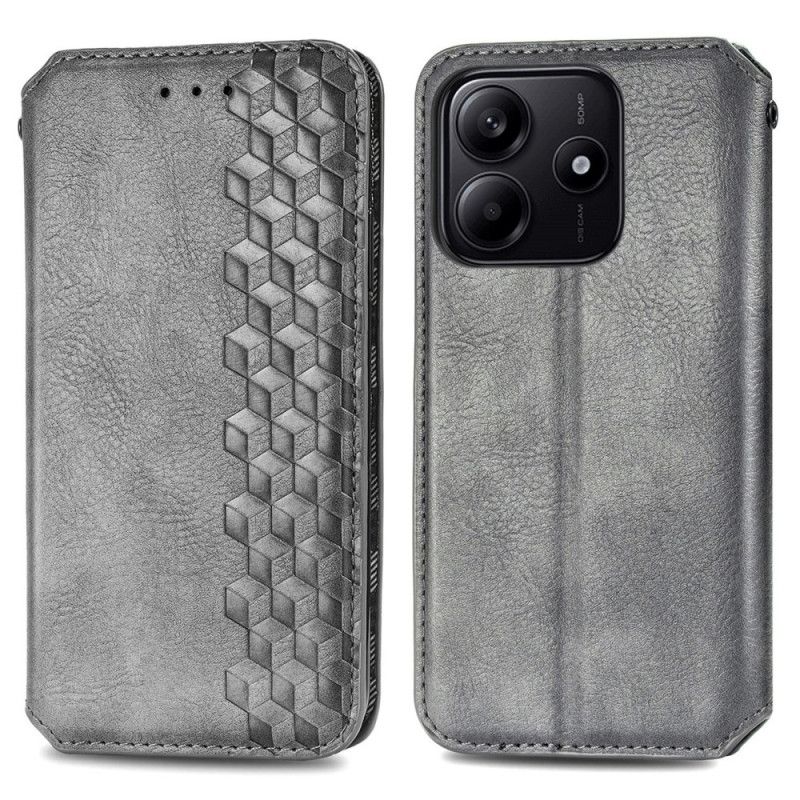Flip Cover Xiaomi Redmi Note 14 5g Vintage Lædereffekt