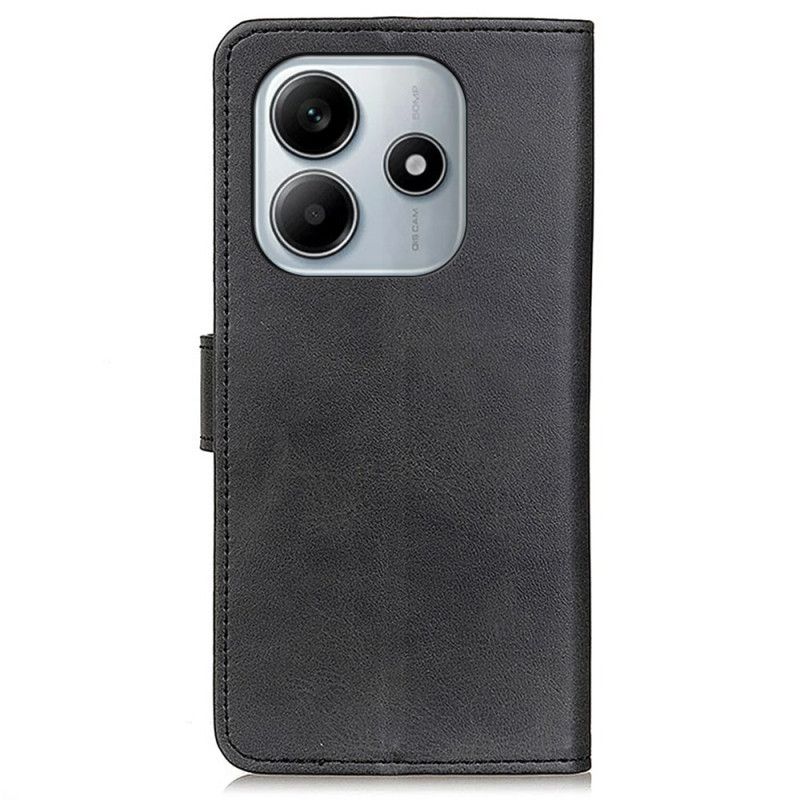 Læder Cover Xiaomi Redmi Note 14 5g Telefon Etui Mat Kunstlæder