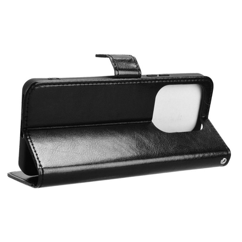 Læder Cover Xiaomi Redmi Note 14 5g Telefon Etui Prangende Faux Leather