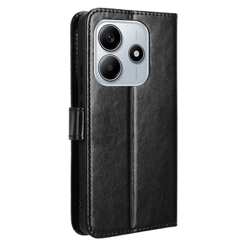 Læder Cover Xiaomi Redmi Note 14 5g Telefon Etui Prangende Faux Leather