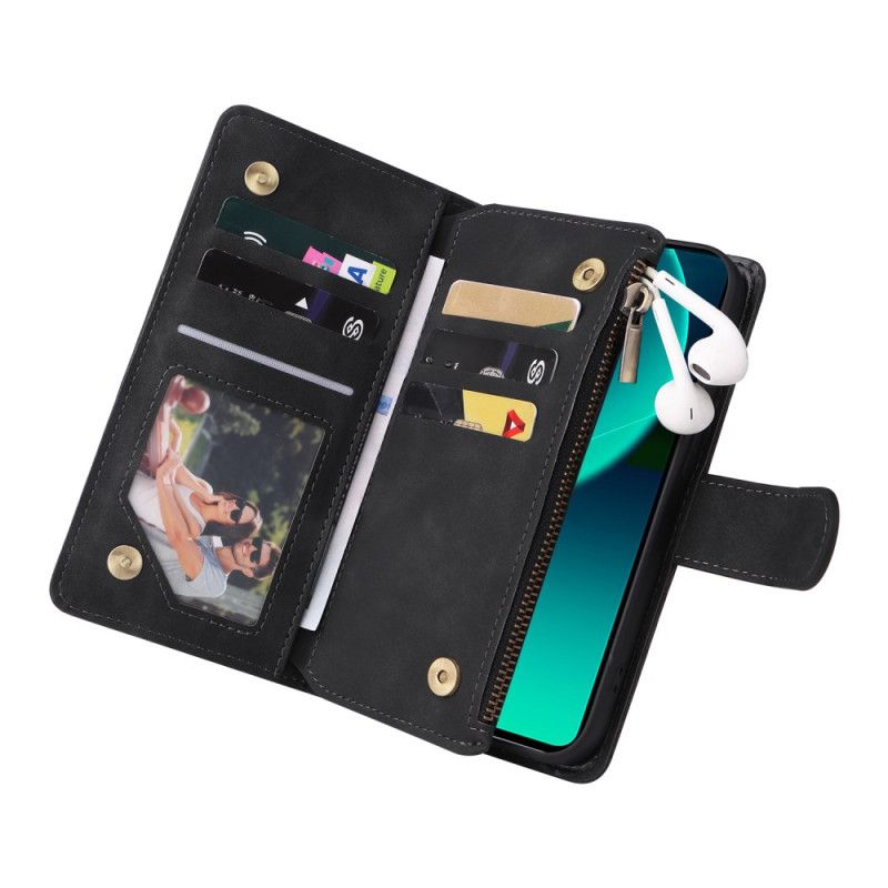 Læder Cover Xiaomi Redmi Note 14 5g Telefon Etui Pung I Læderimitation