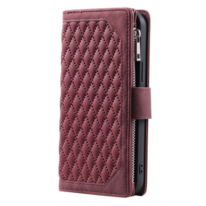 Læder Cover Xiaomi Redmi Note 14 5g Telefon Etui Pung Quiltet