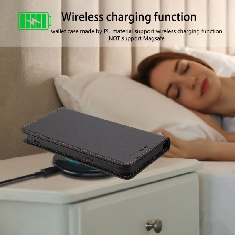 Læder Cover Xiaomi Redmi Note 14 5g Telefon Etui Rfid-blokering