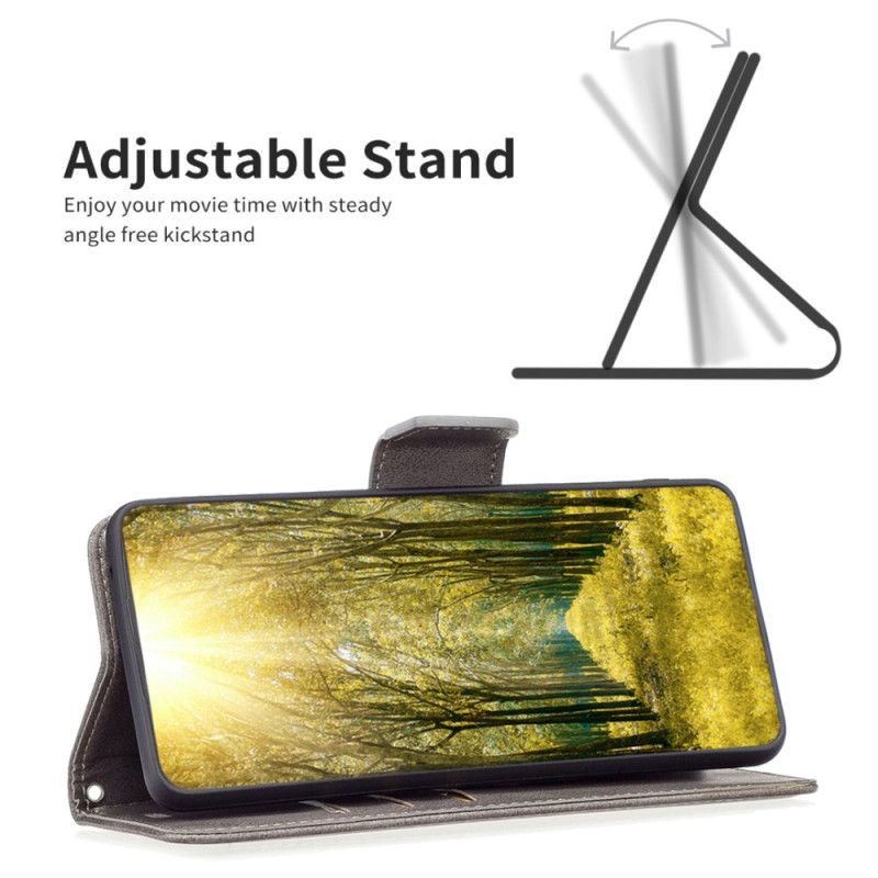 Læder Cover Xiaomi Redmi Note 14 5g Telefon Etui Skrå Lås