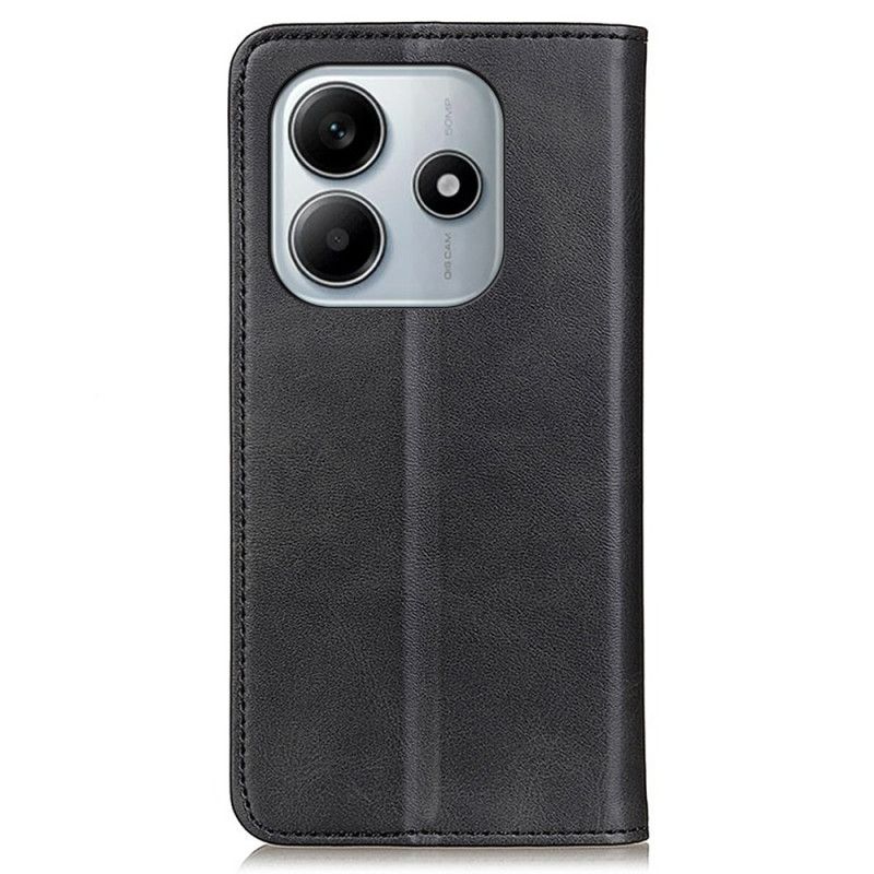 Læder Cover Xiaomi Redmi Note 14 5g Telefon Etui Tekstureret Læder