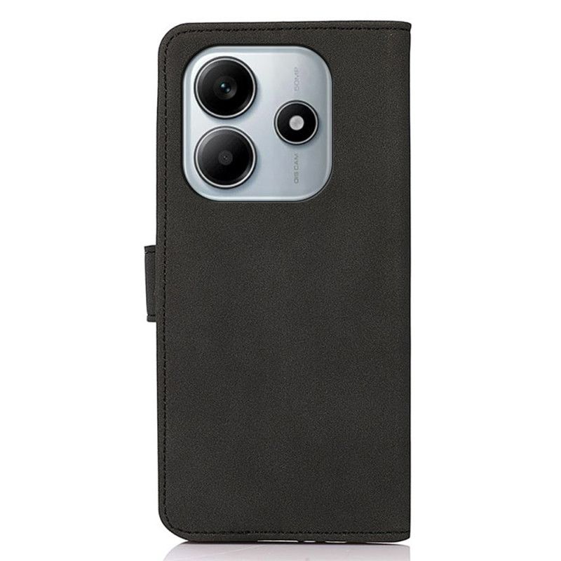 Læder Cover Xiaomi Redmi Note 14 5g Telefon Etui Tekstureret Effekt Khazneh