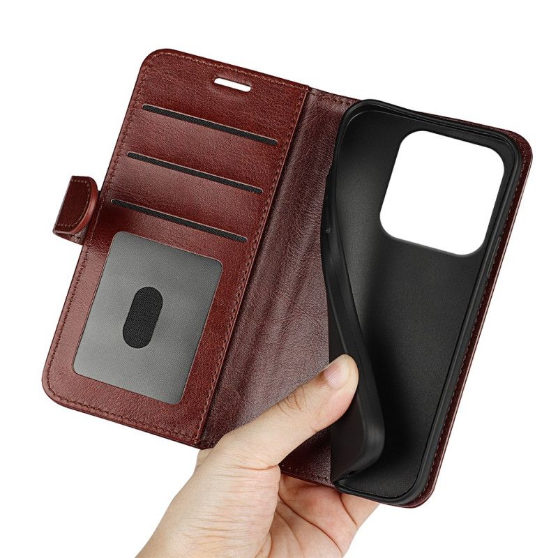 Læder Cover Xiaomi Redmi Note 14 5g Telefon Etui Vintage