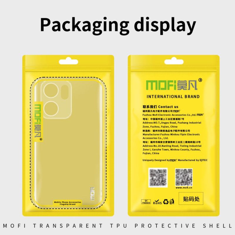 Cover Oppo Reno 13f 4g / 5g / 13 Fs 5g Telefon Etui Transparent Ultratynd Mofi