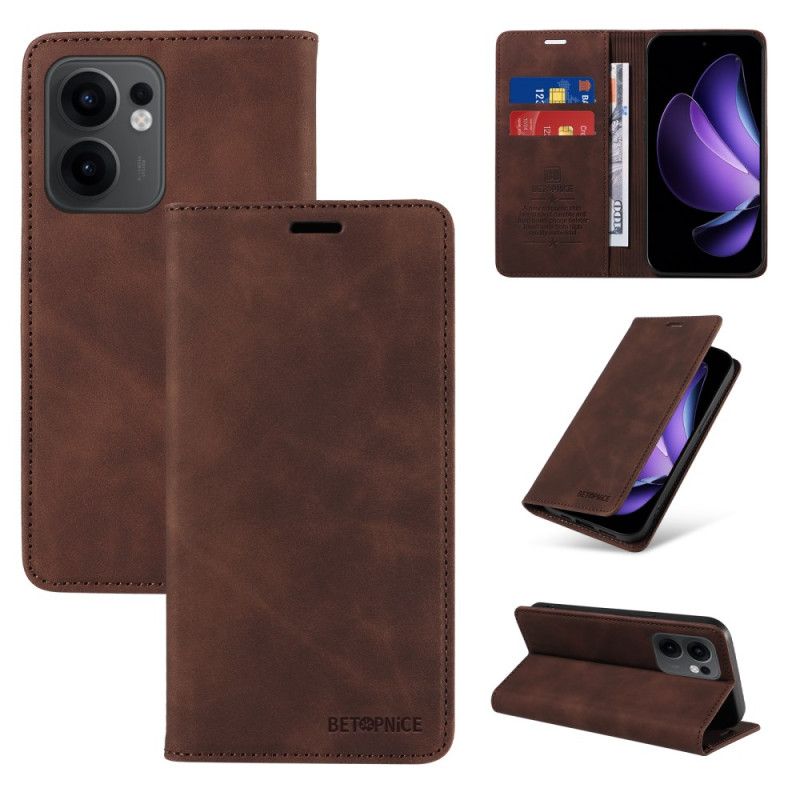 Flip Cover Oppo Reno 13f 4g / 5g / 13 Fs 5g Anti-rfid-teknologi Betopnice