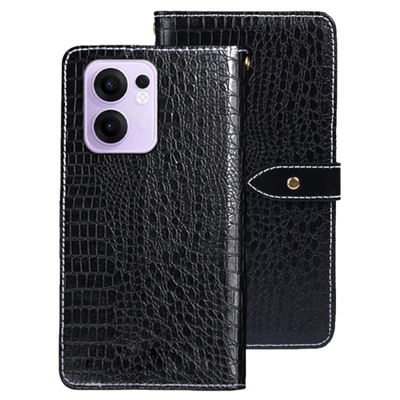 Flip Cover Oppo Reno 13f 4g / 5g / 13 Fs 5g Idewei Krokodilleeffekt