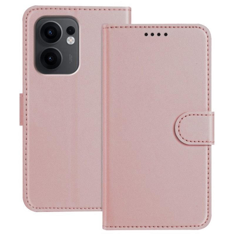 Flip Cover Til Oppo Reno 13f 4g / 5g / 13 Fs 5g Monokrom