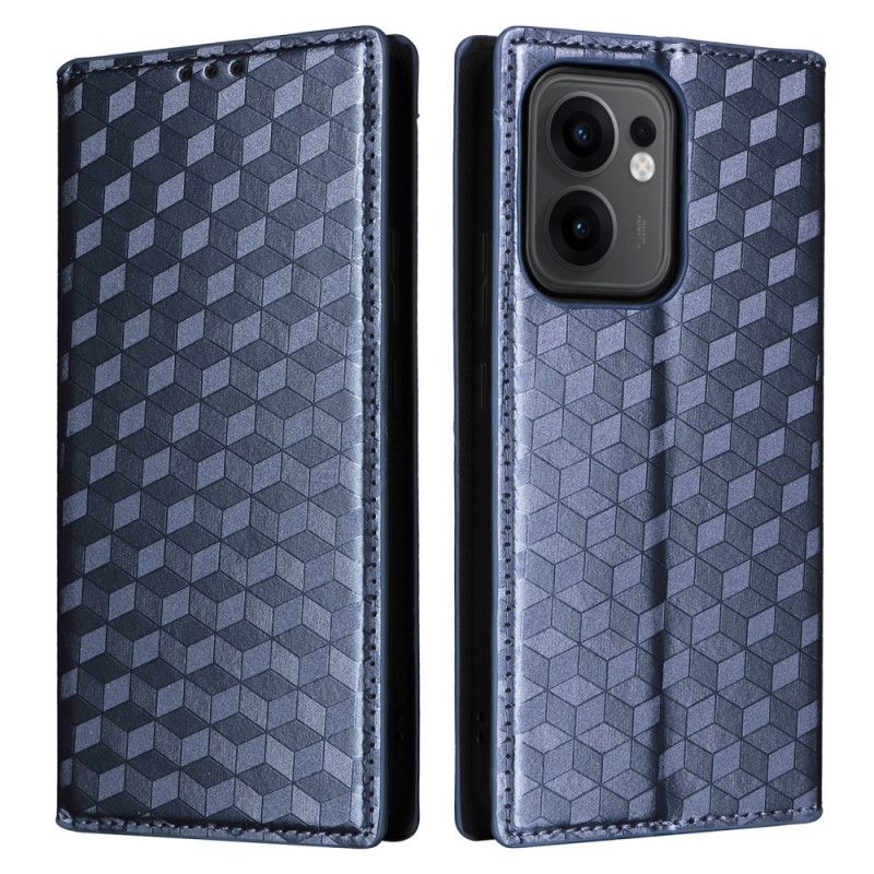 Læder Cover Oppo Reno 13f 4g / 5g / 13 Fs 5g Telefon Etui 3d-diamanter