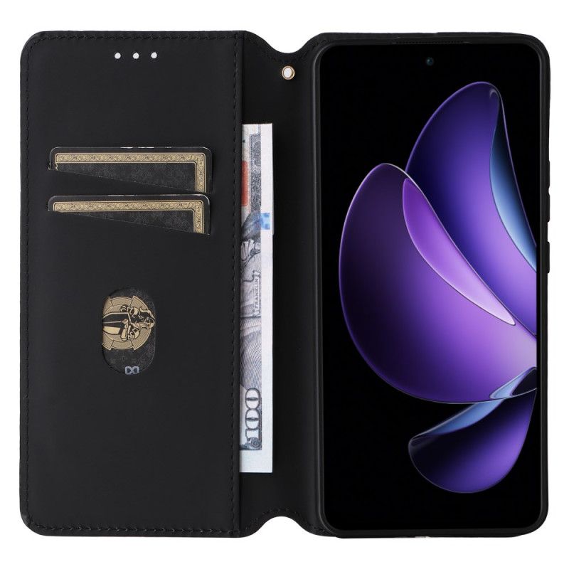 Læder Cover Oppo Reno 13f 4g / 5g / 13 Fs 5g Telefon Etui 3d-diamanter