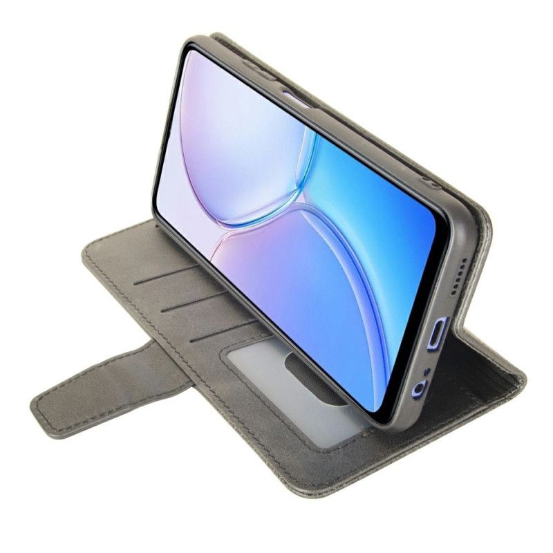 Læder Cover Oppo Reno 13f 4g / 5g / 13 Fs 5g Telefon Etui Idewei Striber