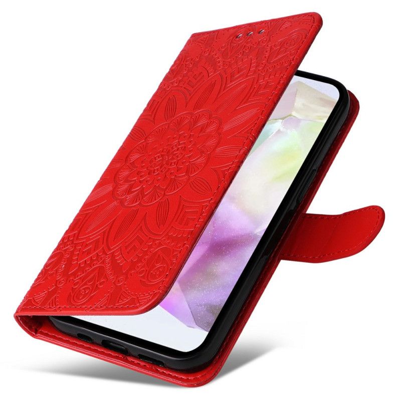 Læder Cover Oppo Reno 13f 4g / 5g / 13 Fs 5g Telefon Etui Mandala