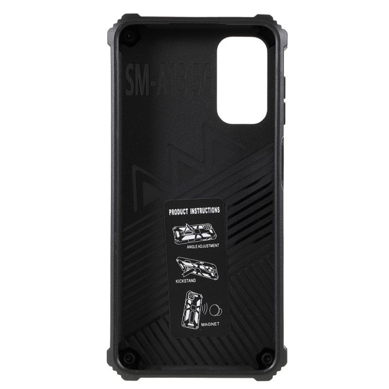 Cover Til Samsung Galaxy A13 5g Bicolor Aftagelig Støtte