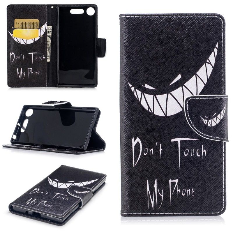 Flip Cover Sony Xperia XZ1 Mobilcover Djævelens Telefon
