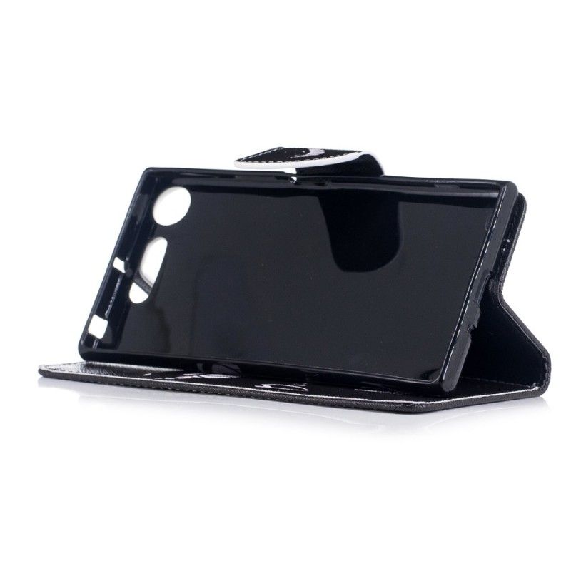 Flip Cover Sony Xperia XZ1 Mobilcover Djævelens Telefon