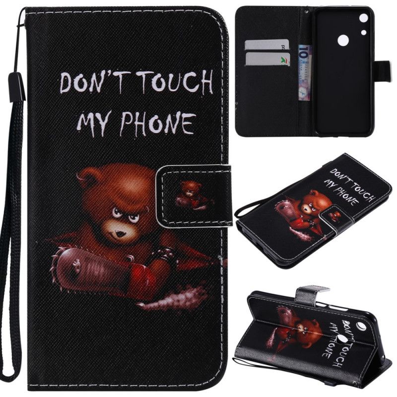 Flip Cover Huawei Y6 2019 Mobilcover Farlig Bjørn