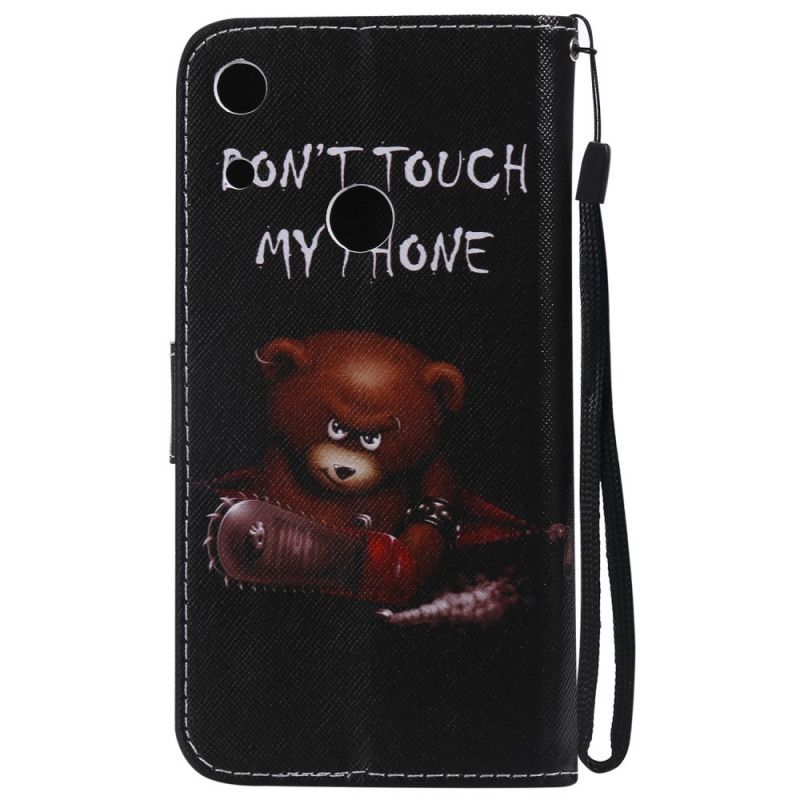Flip Cover Huawei Y6 2019 Mobilcover Farlig Bjørn