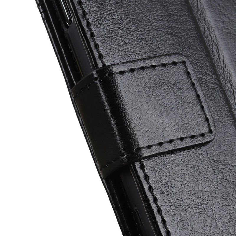 Flip Cover Huawei Y6 2019 Sort Antik Lædereffekt