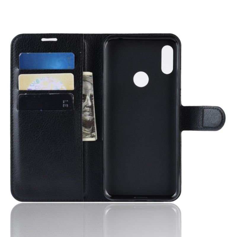 Flip Cover Huawei Y6 2019 Sort Klassisk