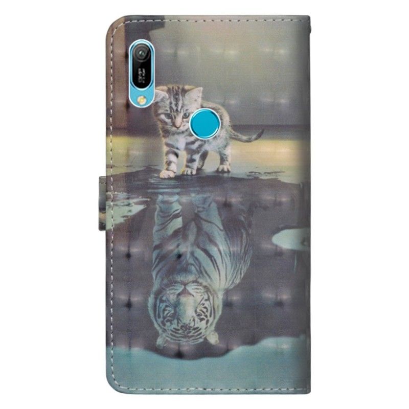 Flip Cover Læder for Huawei Y6 2019 Ernest Tigeren