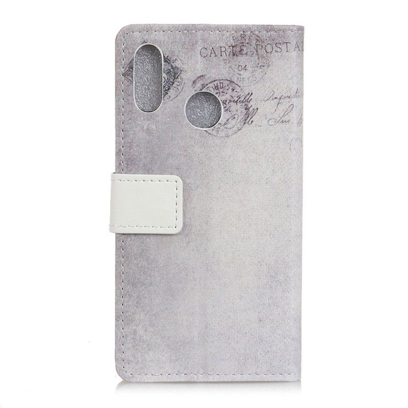 Flip Cover Læder Huawei Y6 2019 Rejser Kat