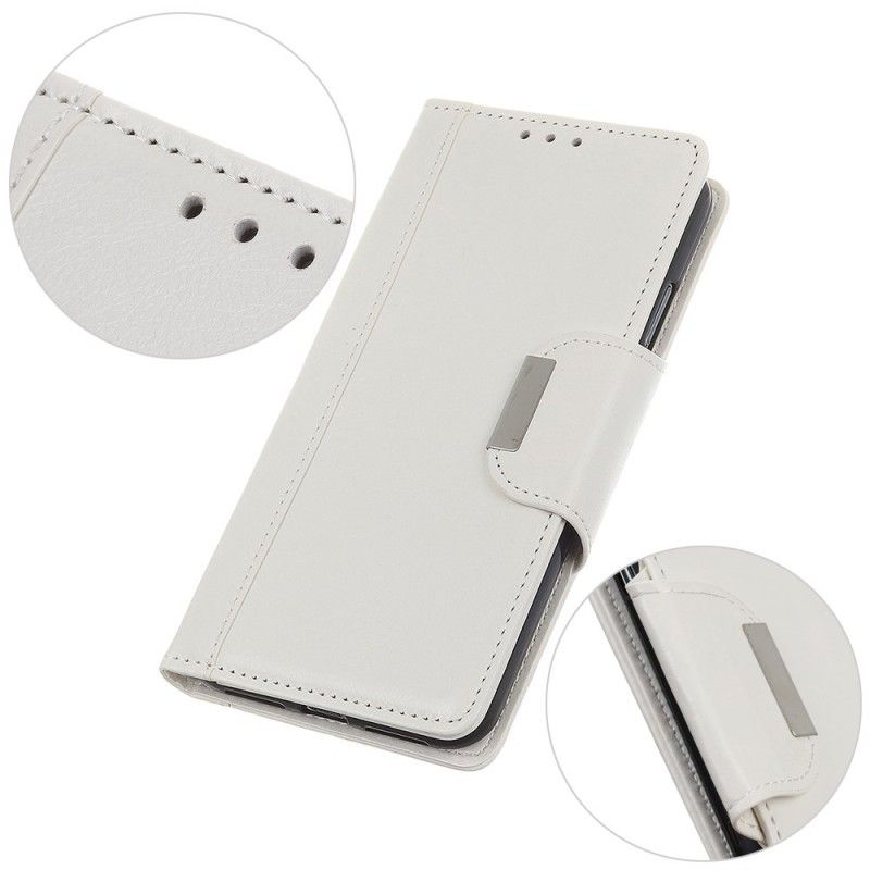 Flip Cover Læder Huawei Y6 2019 Sort Faux Læder Elegance Lukning