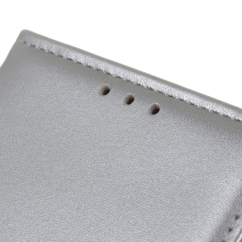 Flip Cover Læder Huawei Y6 2019 Sort Simpelt Kunstlæder Beskyttelse