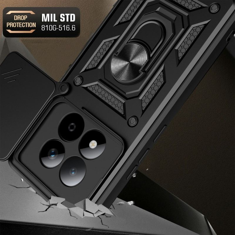 Cover Til Xiaomi Redmi Note 15 Pro 5g Skydeligt Kameradæksel Og Stativ