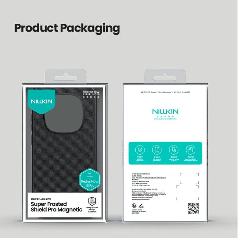 Cover Xiaomi Redmi Note 15 Pro 5g Magnetisk Nillkin Frosted Shield Pro