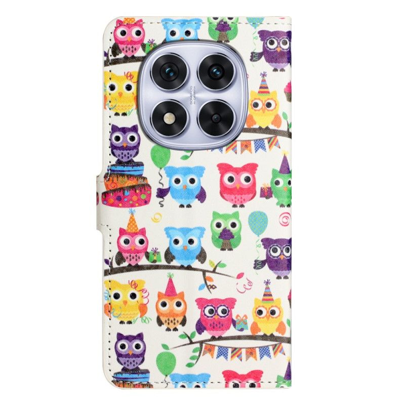 Flip Cover Til Xiaomi Redmi Note 15 Pro 5g Flok Ugler